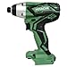 Hitachi WH18DGL 18V Impact Driver 1/4 inch Hex Drive (bare tool - no battery, charger or case)