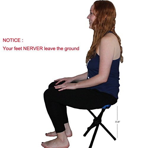 image for Yangshine Portable Tripod Stool Folding Lightweight Chair Heavy Duty F