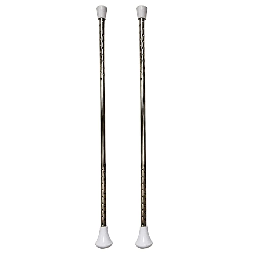 Photo 1 of (BAGGED) (USED/FAIR) Dasiyoki Twirling Baton 2 Pieces Spinning Dance Baton Metal Gymnastics Parade Stick for Child in Majorette (Original Version, 2 Pack)
