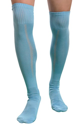 Mens Soccer Socks,Aniwon Long High Over Knee Compression Socks Athletic Socks for Mens and Boys,Dry Fast