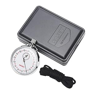 MOVKZACV Mechanische stophorloge, SXJ504 Handheld Sport Stopwatch Timer met Touw, Digitale Stopwatch Running Timer…