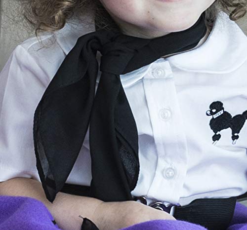 1950s Chiffon Scarf, Vintage Ascot, Retro Hair Tie for Toddlers 1950s Chiffon Scarf, Vintage Ascot, Retro Hair Tie for Toddlers