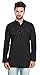 Maple Clothing Cotton Short Kurta Men's Solid Color Fashion Shirt Indian Clothes