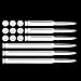 CCI American Flag Bullet Flag Decal Vinyl Sticker|Cars Trucks Vans Walls Laptop| White |5.5 x 3.25 in|CCI498