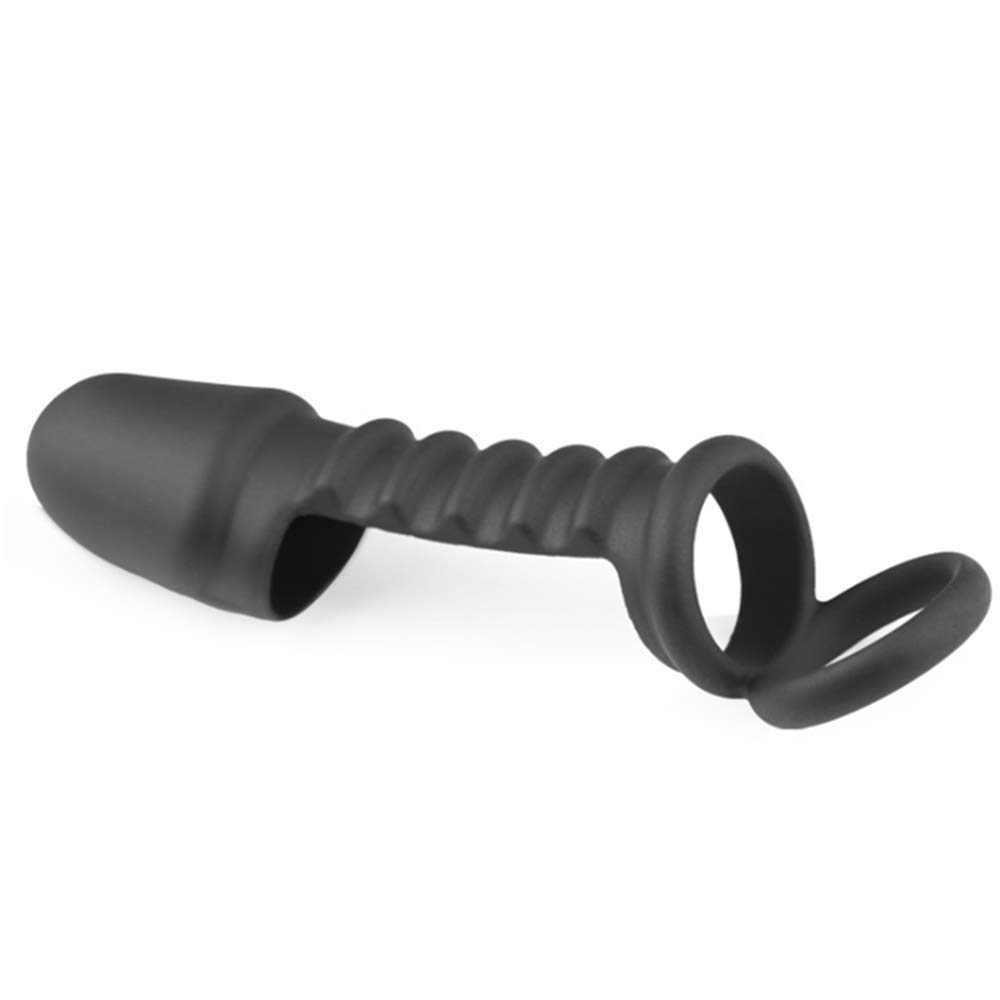 Black Silica Gel Delay Double Lock Stretchable Men Training Set