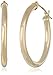 Amazon Collection 10k Gold Hoop Earrings, (0.9