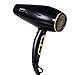 PARWIN PRO 1875W Super Negative Ion 2 Speed 3 Heat Settings Ionic Hair Dryer with DC Motor Piano Painting Blow Dryer, Black