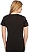 adidas Women's Badge of Sport Classic Tee, Black/White, Large