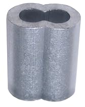 Loos Cableware SL1-8 Aluminum Duplex Oval Crimping Sleeve Set for 1/4
