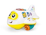 Advanced Play airplane toy bump and go plane with music flashing lights and realistic engine sounds great gift for little baby toddlers boys and girls