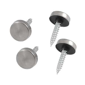Amazon.com: 4 Pcs 20mm Dia Stainless Steel Cap Cover ...