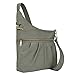 Travelon Anti-Theft Signature 3 Compartment Crossbody, Pewter, One Size