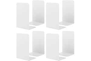 Honagu Book Ends, Bookends for Shelves, Home, Office, Metal Book Stopper for Books, Metal Bookend Supports, Modern Minimalist