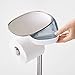 Joseph Joseph 70518 EasyStore Butler Toilet Paper Holder Stand and Spare Roll Storage with Shelf and Drawer, Stainless Steel, 1 EA