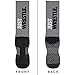 Just Wrestle Printed Mid Calf Socks | Wrestling Socks by ChalkTalkSPORTS | Large | Gray