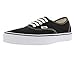 Vans Authentic Classic, Unisex Adult Low Top Lace-up Trainers, Black (Black/White), 6.5 UK (40 EU)