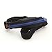 SPIbelt Kids Pocket Belt, Expandable Pocket, Adjustable Waist for Best Fit, No Bounce, No Logo Band, Black with Blue Zipper