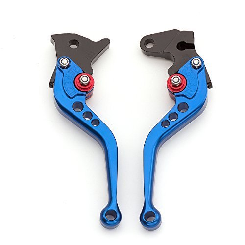 FXCNC Racing Adjustable brake clutch levers fit for Yamaha Raptor YFM350 02-04,Banshee 350 02-06, Blaster YFS200 04-06,Raptor YFM660 01-05,YZ125/250 94-95,TTR125L/LE/LW 00-16 - Thumbnail 3