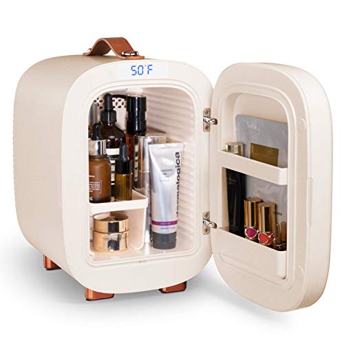 QUBI Mini Fridge, Professional Skincare Fridge, Mini Cosmetics Makeup