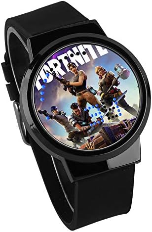 Shuofeng Tech Fortnite Watch Athletic Shooting Intelligent Game Night Light Touch LED Creative Electronic Student Watch for Game Lovers Adult Boys and Girls