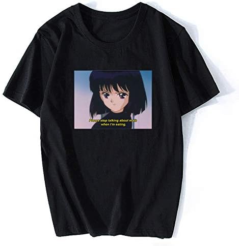 Vaporwave Sailor Moon Funny Quote Japan T-Shirts Streetwear Aesthetic O-Neck Tees Tops Summer Funny Tops Camisetas Hombre