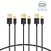 iXCC Freedom Series 1ft 3pc Short Reversible Micro USB to USB 2.0 Charge and Sync Cable Cord For Android/Samsung/Windows/MP3/Camera and other Device