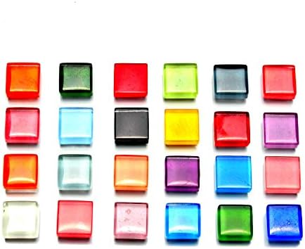 24-Pack Multi-Use Square Decorative Magnets for Refrigerator, Whiteboard , Dry Erase Board , Crafts ,Fridge (10mm, 24Pack)