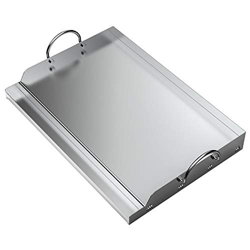 onlyfire Universal Stainless Steel Rectangular Griddle for Gas BBQ