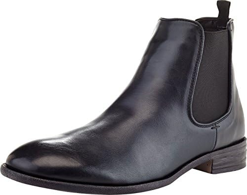 Marco Vitale Men\'s Ankle Chelsea Boots, Black, 8 D(M) US'