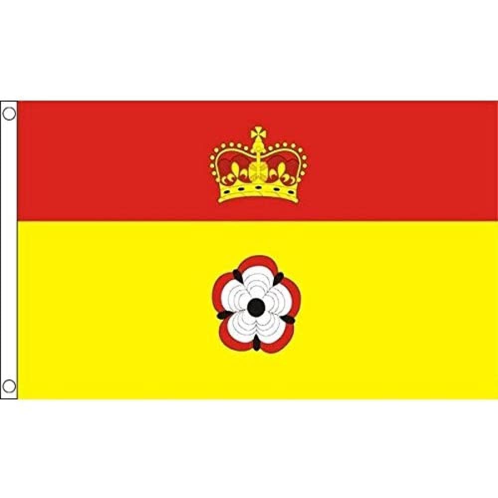 AZ FLAG - Hampshire County Flag - 3x5 Ft - 100D Polyester County Of Hants. - England Banner with Two Metal Grommets - Fade Resistant - Vivid Colors - 3' x 5' Feet - 150x90 Cm