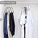 MIZGI Premium Velvet Hangers 30 Pack Heavyduty- Non Slip No Shoulder Bump Suit Hanger - Chrome Hooks,Space Saving Clothes Rounded Shape for Coat,Sweater,Jackets,Pants
