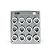 Kamenstein Magnetic 12-Tin Spice Rack with Free Spice Refills for 5 Years