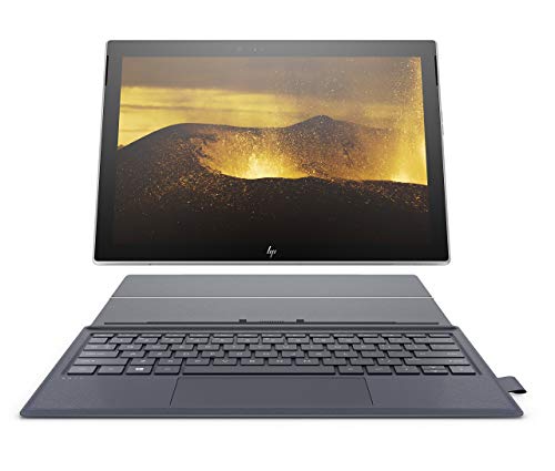 HP Envy x2 12-inch Detachable Laptop with 4G LTE, Qualcomm Snapdragon 835 Processor, 4 GB RAM, 128 GB Flash Storage, Windows 10 (12-e091ms, Silver, Blue) (Renewed)