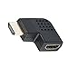 HDMI Right Angle Adapter, Anbear HDMI Port 90 Degree & 270 Degree Saver Adapter (Male to Female),2Pack