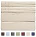Full Size Sheet Set - 6 Piece Set - Hotel Luxury Bed Sheets - Extra Soft - Deep Pockets - Easy Fit - Breathable & Cooling Sheets - Wrinkle Free - Comfy - Beige Tan Bed Sheets - Fulls Sheets - 6 PC