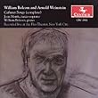 William Bolcom and Arnold Weinstein: Cabaret Songs (Complete)