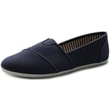 Ollio Women's Shoe Slip on Sneaker Canvas Flat