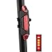 Monilon Mountain Bike Tail Light Rechargeable LED USB Taillight 4 Modes Super Bright Waterproof Tail Lamp Safety Warning Light Easy Tool-Less Installation Fit All Bicycles