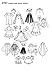 Simplicity Creative Patterns S0747 Frozen Costumes for 18-Inch Doll, Size: Os One Size