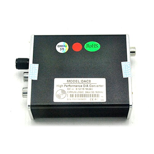 24bit 192KHZ DAC USB sound card Optical fiber Input USB coaxial output-A8 - Thumbnail 4