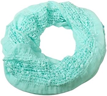 Cejon Women's Sequined Net Infinity Scarf (OS, Breeze)