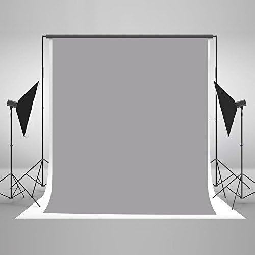 KateHome PHOTOSTUDIOS 5×7ft(1.5×2.2m) Gray Photography Background Backdrop Portrait Photo Studio Backdrops