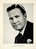 1947 Print Richard Halliburton Portrait American Adventurer Panama Canal Writer - Original Halftone Print