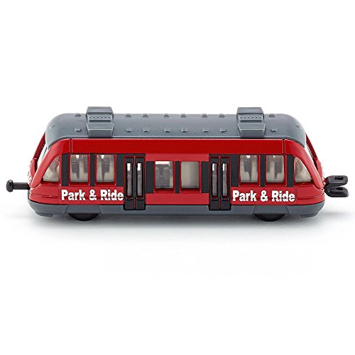 siku 1013, Nahverkehrszug, Metall/Kunststoff, Gelb/Blau, Standard-siku-Eisenbahnkupplungen zum Verbinden mit anderen Zügen – Bild 3