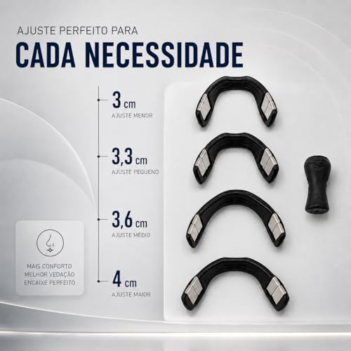 Expansor Nasal Anti Ronco Dilatador Respiratório Clip Para Dormir Tiras Adesivas Com Aplicador Kit 4 Tamanhos + 30 Unidades Conforto Noturno Respiração Livre Uso Diário Ajuste Anatômico Fácil Aplicação