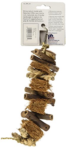 Prevue Hendryx 62803 Naturals Coco Rope Mini Bird Toy, 8 x 2.5