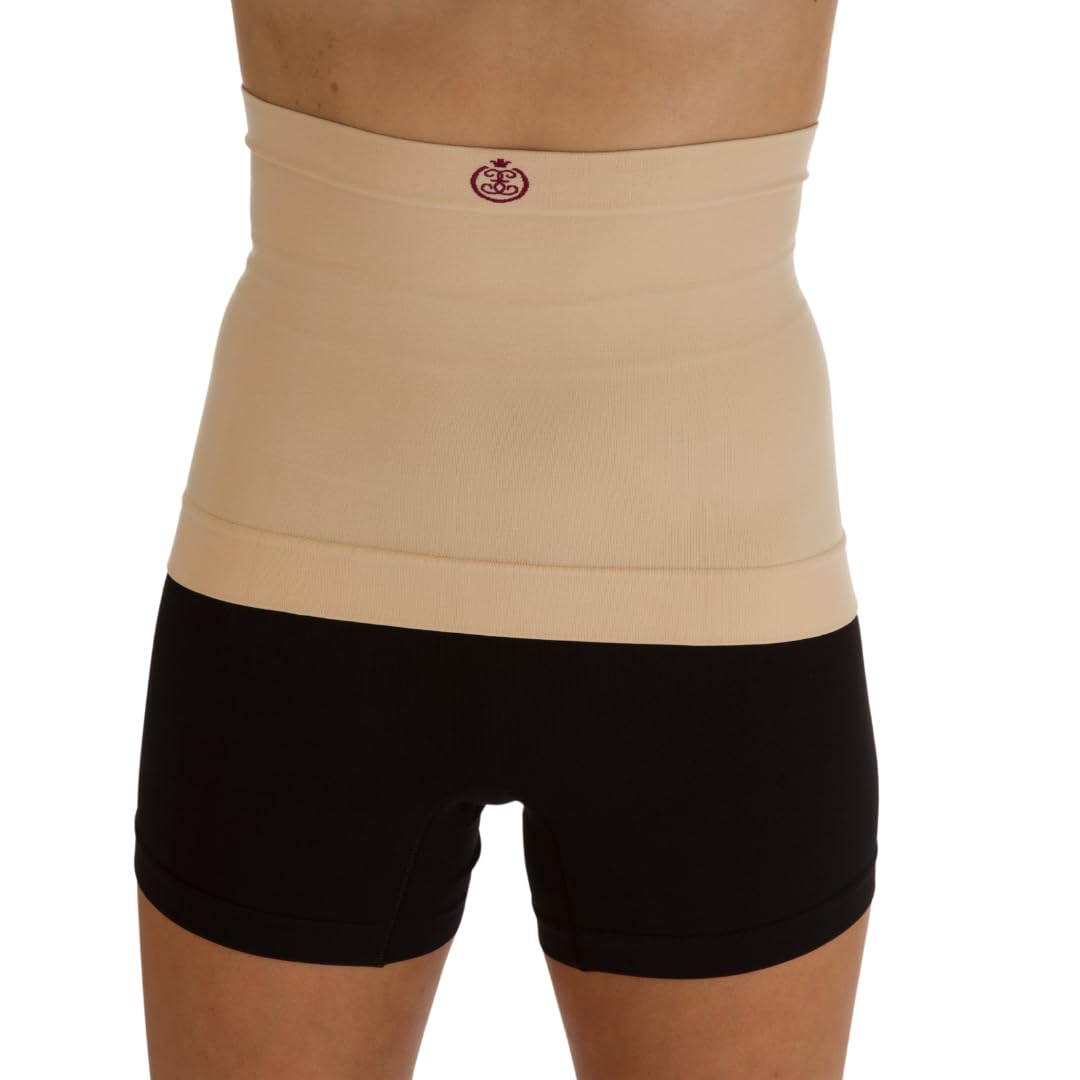Comfizz 10" Waistband with Silicone Grip | Unisex Belt for Stoma | Bag Cover | Hernia & Kidney Aid | Post-Surgery (Neutral, 2XL/3XL)