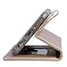 Arae Case for iPhone 6s / iPhone 6, Premium PU Leather Wallet case [Wrist Strap] Flip Folio [Kickstand Feature] with ID&Credit Card Pockets for iPhone 6s / 6 4.7 inch (Champagne Gold)