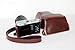 TechCare Ever Ready Protective Leather Camera Case Bag for Fujifilm X-A3, Fujifilm X-A2 Digital Cameras with XC16-50 mm Lens (Dark Brown), Fujifilm X-A3 case, Fujifilm X-A2 case