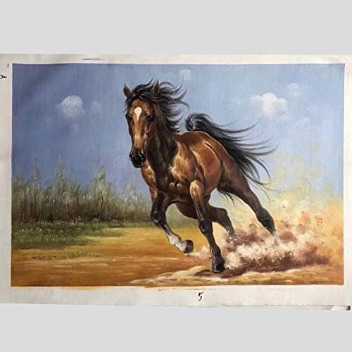 Qyydyh Pintura Del Arte Del Caballo Pintado A Mano Sobre Lienzo